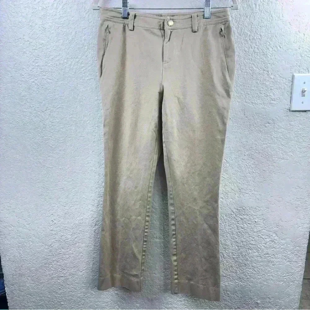Lauren Ralph Lauren Petite Straight Leg Khaki Pants Women’s Size 4P - Picture 1 of 6